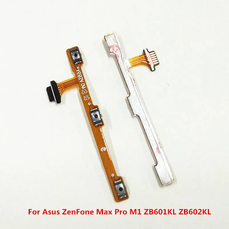 30 шт./лот Кнопка питания и громкости гибкий кабель для ASUS Zenfone Max Pro M1 ZB601KL ZB602KL |