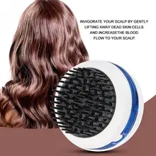 Электрический массажер для головы антистатические кожи головы релаксации снятие стресса щетка для волос кисточки