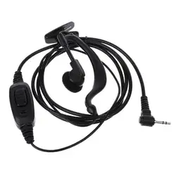 Наушники для портативной рации G Форма 1 контактный разъем 2,5 мм разъем микрофон PTT Динамик для Motorola T6200 TKLR T3 T6 радио хорошее качество звука