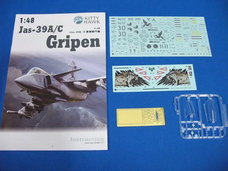 Модель Kitty Hawk 80117 1/48 JAS 39A/C Gripen в сборе|Наборы для сборки моделей| |