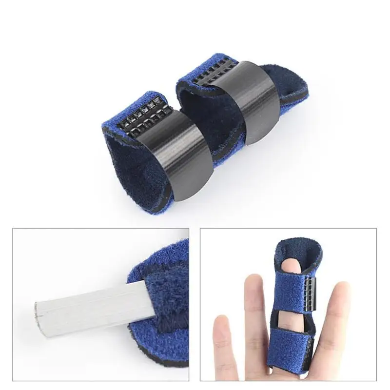 

Pain Relief Finger Fixing Splint Fracture Protection Brace Corrector Tape Bandage 2colors finger Care Tool