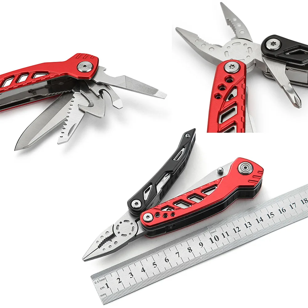

Multi Plier Screwdriver in One Hand Tool Screwdriver Kit Portable Stainless multitool fold Pocket Folding Knife pliers