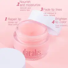 Клубника увлажнение губ крем-маска против старения морщин повседневная Вечерние вечеринка, свидание Китай все типы кожи Уход за губами