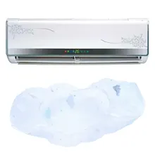 1 шт. защитный чехол для кондиционера с облачным узором для украшения дома, простой защитный чехол, пылезащитный чехол