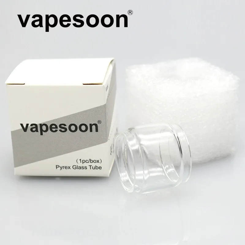 

Authentic VapeSoon Replacement Glass Tube For Luxe 220W Touch Screen TC Kit SKRR TANK 5ML 8ML