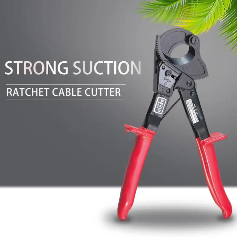 

Hand Plier Red HS-325A Below 240 Square Millimeter Hand Ratchet Cable Cutter Plier Ratchet Wire Cutter Plier Hand Tool