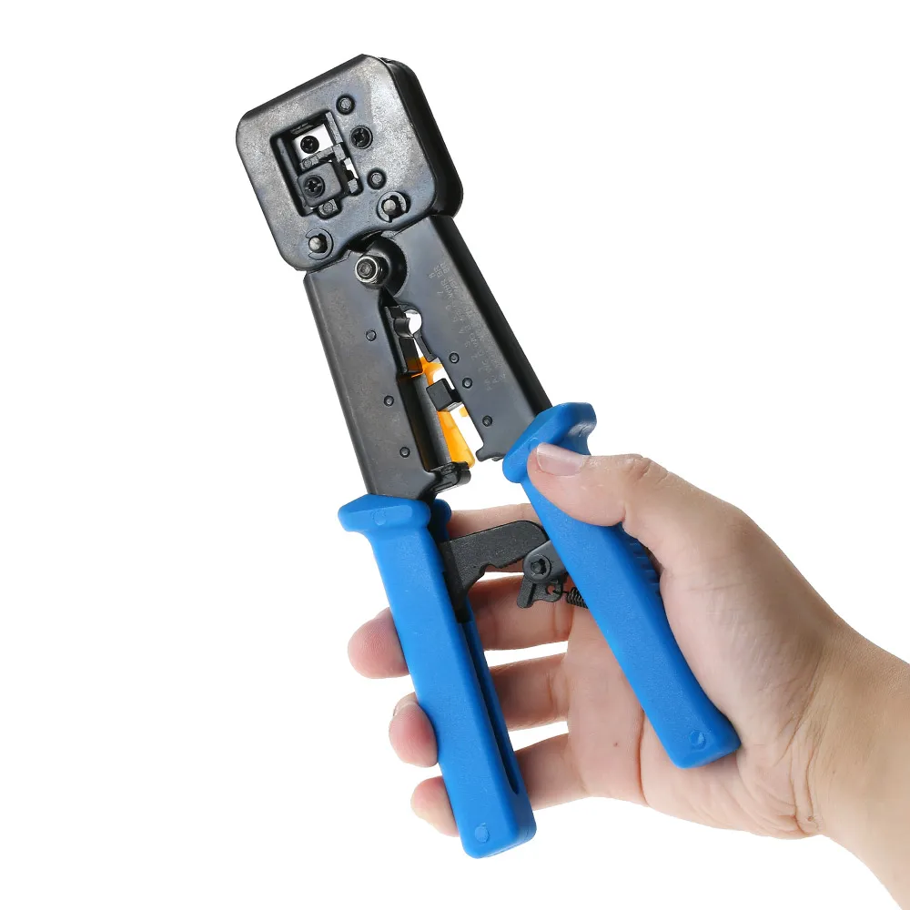 

Multi-functional RJ11 RJ45 Network Telephone Cables Pliers 6P/8P Cable Stripper Cutter Crimping Pliers Crimp Tool