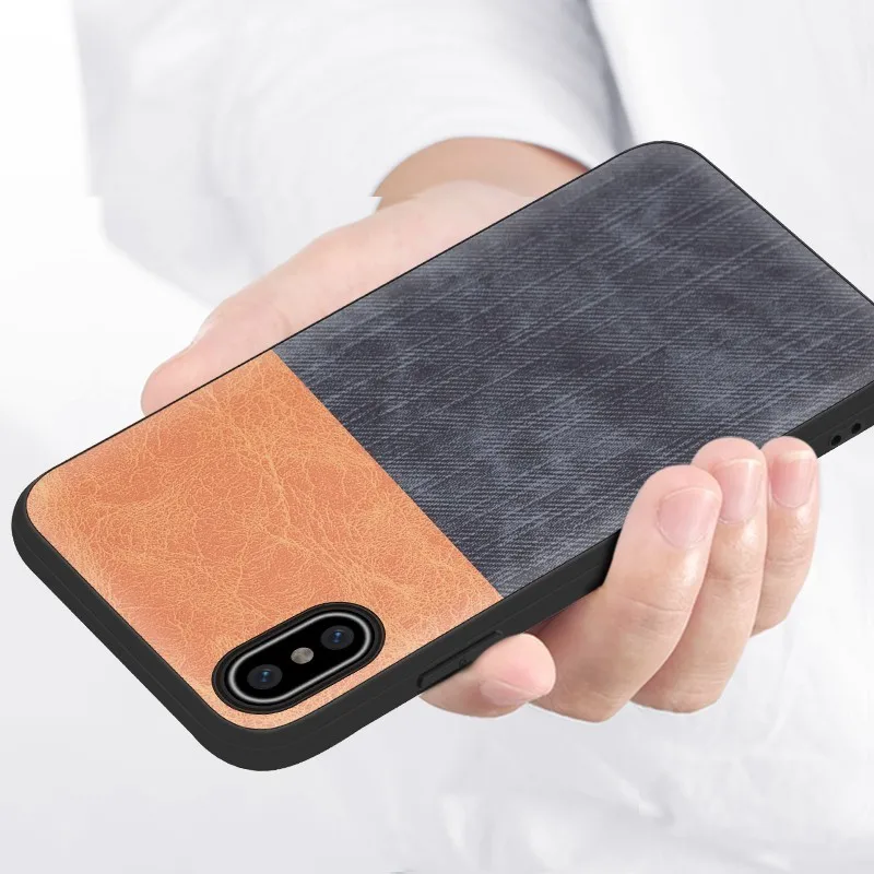 Роскошный брендовый чехол 2019 для Iphone 7 XS Max XR 6S 8 6 Plus тканевый кожаный телефона