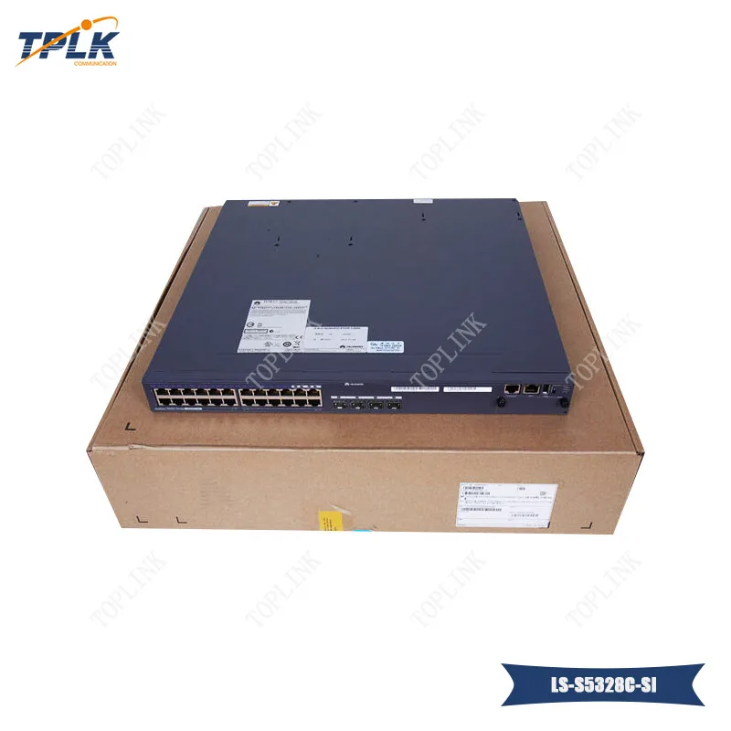 Лучшая цена Хуа Вэй S5300 серии LS-S5328C-SI 24 порта 10/100/1000 Мбит/с 128 Гбит/с переключатель