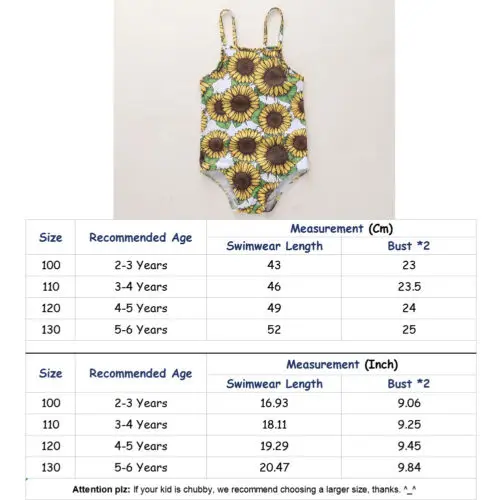 Одна деталь дети для маленьких девочек Подсолнух купальник Русалочки бикини купальный костюм пляжный костюмная пляжная одежда