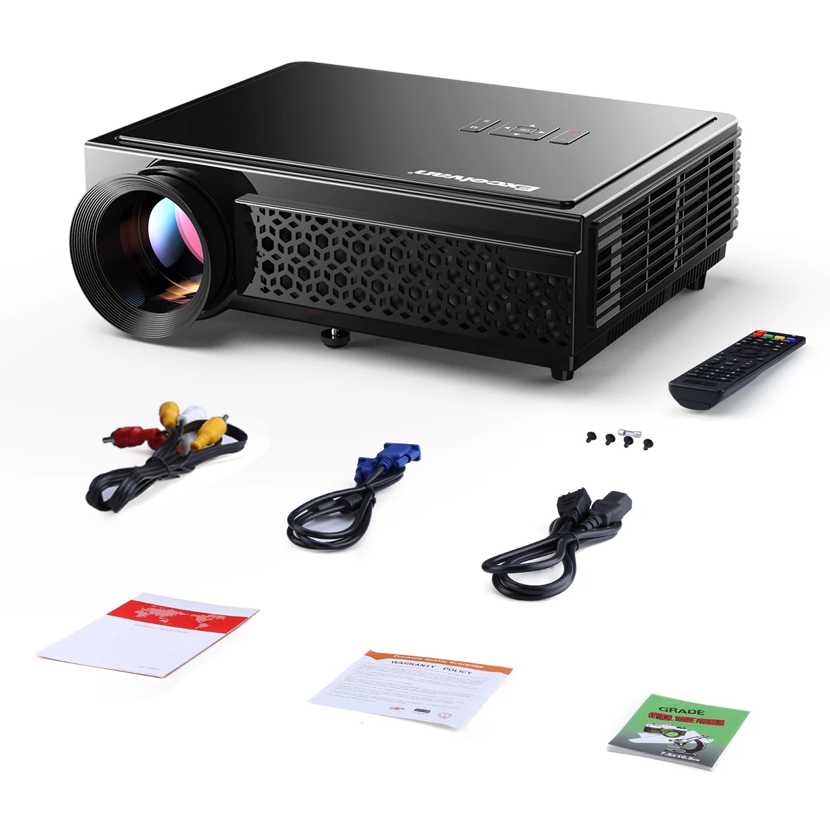 Excelvan LED96 + 3000lm HD домашний кинотеатр Projetor Projektor видео LCD цифровой светодиодный