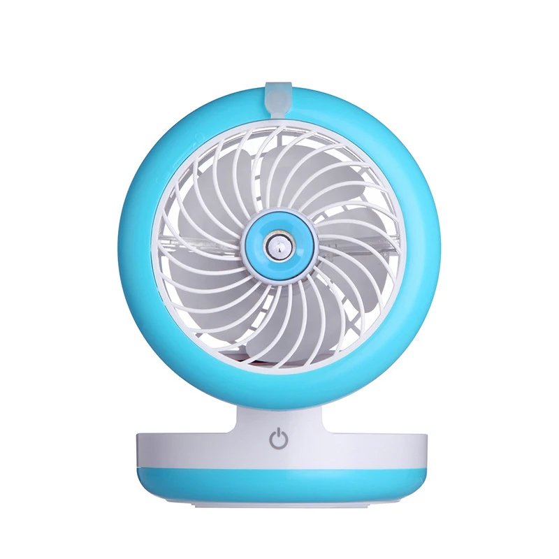 

Multifunction 3 in 1,Outdoor Portable USB Rechargeable Fan, Mini led lamp spray charger fan Power Bank, Table Desk Mini Humidi