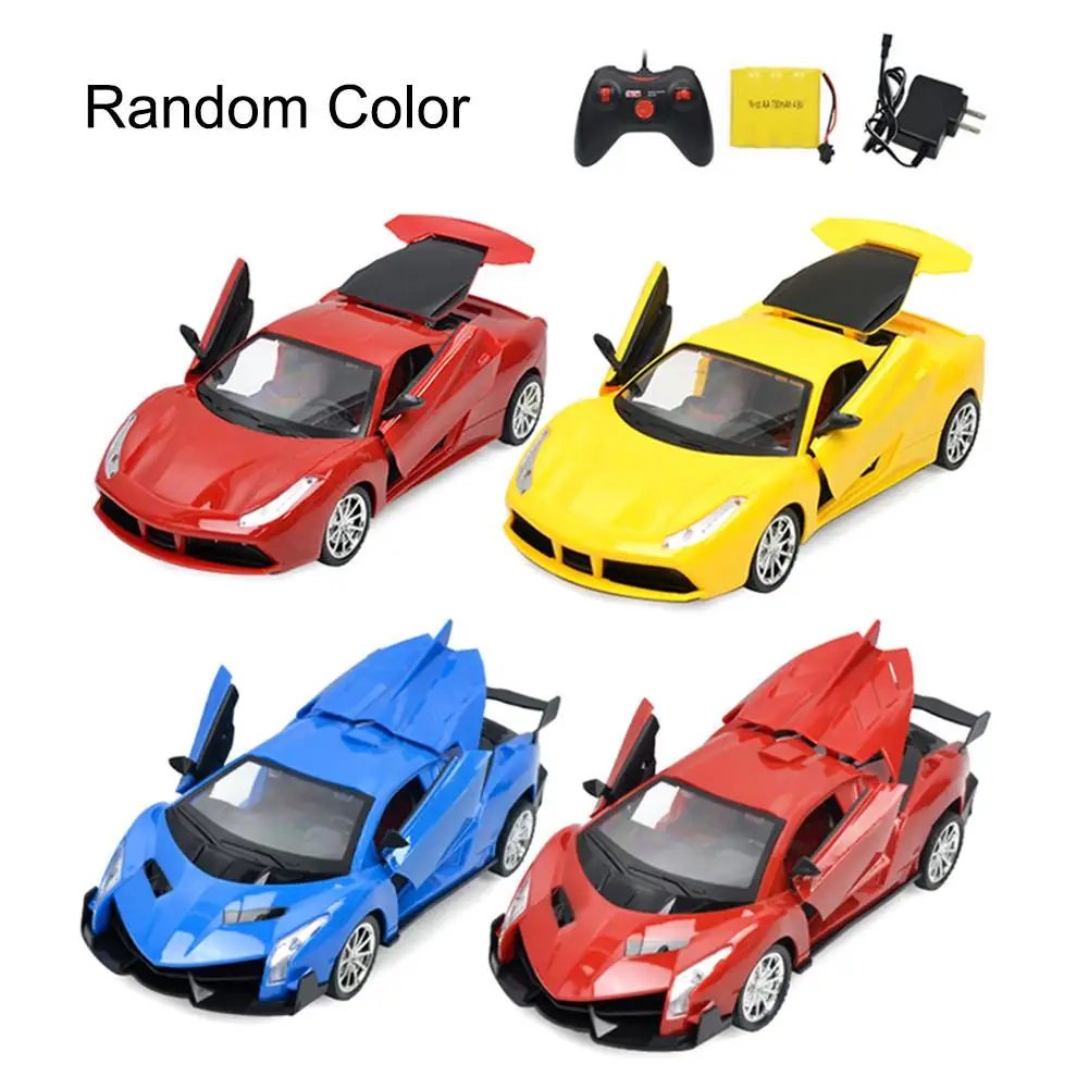 Remote Control Model 1:16 Lighting Electric Remote Control Car Rechargeable 5-Way Simulation Model For Children Birthday Gift