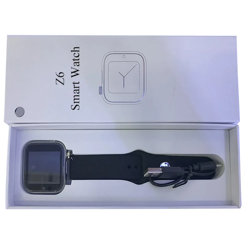 Смарт часы Z6 для мужчин и женщин с поддержкой SIM карты Bluetooth камерой MP3 плеером