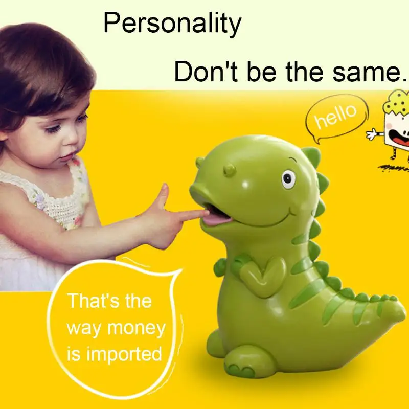 Pаспродажа Детская мультяшная копилка свинья, милый динозавр, смола, украшение, монета, банк, студенческий подарок, творческие маленькие предметы, дома...