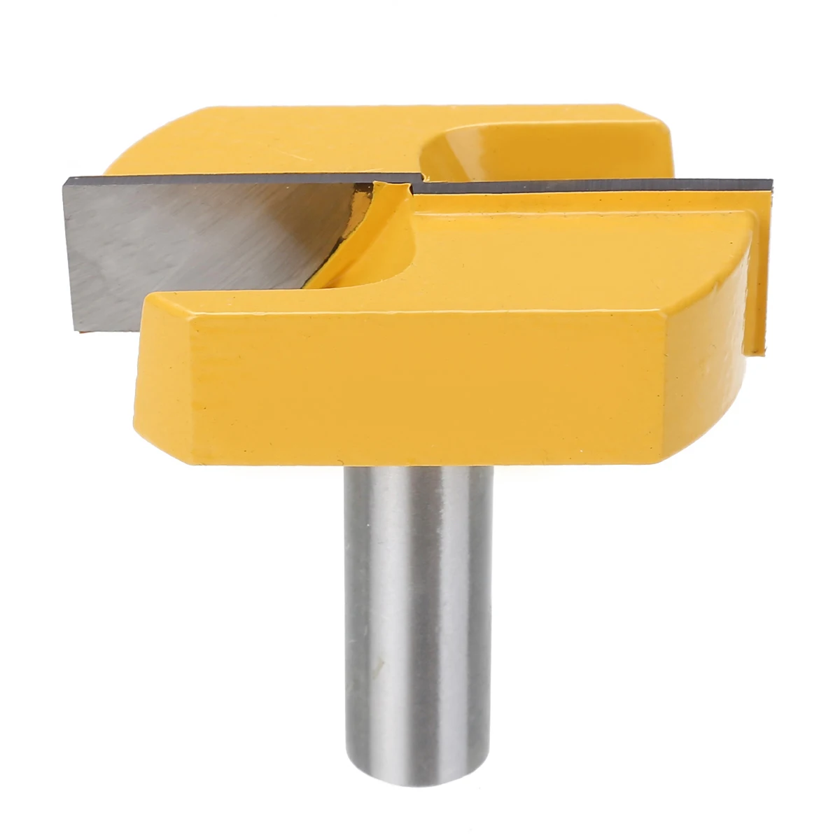 

Yellow & Silver Router Bi 1/2" Shank 2-1/4" Dia Bottom Cleaning Router Bit Woodworking Milling Cutter