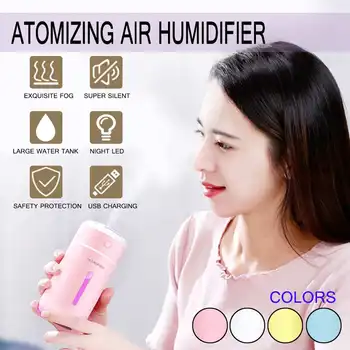 

Portable LED Air Humidifier Essential Oil Diffuser Mini USB Air Humidifier Purifier Car Aromatherapy Diffuser USB
