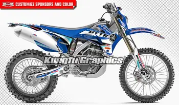 

KUNGFU GRAPHICS Custom Stickers Decal for Yamaha WR 250F 450F WR 250 450 F WR250F WR450F 2007 2008 2009 2010 2011 2012 2013 2014