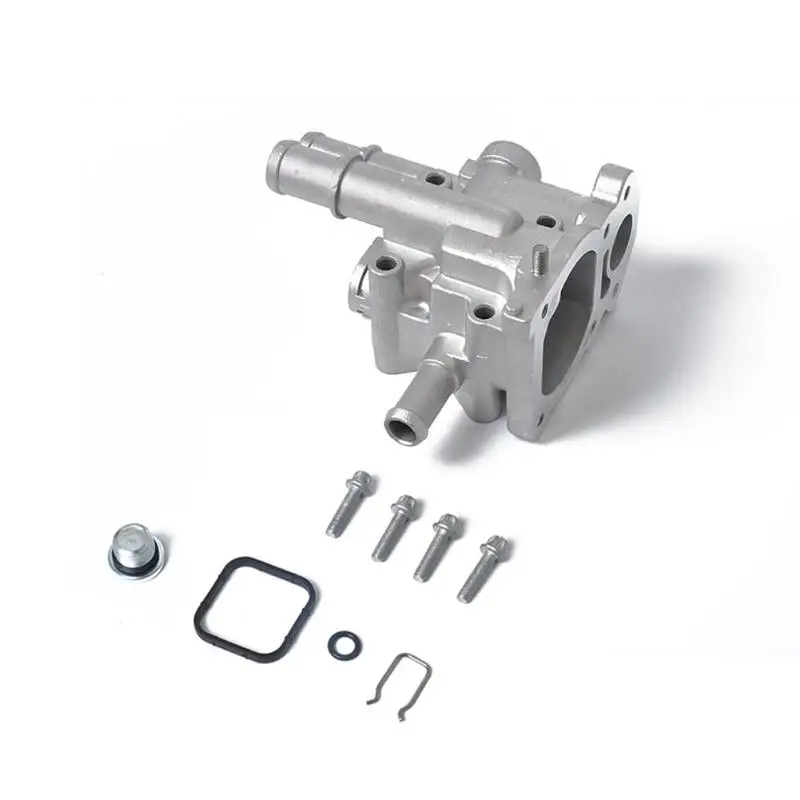 

VODOOL Thermostat Housing Cover 96817255 for CHEVROLET CRUZE AVEO OPEL ASTRA Aluminum Material Thermostat Housing with 4 Screws