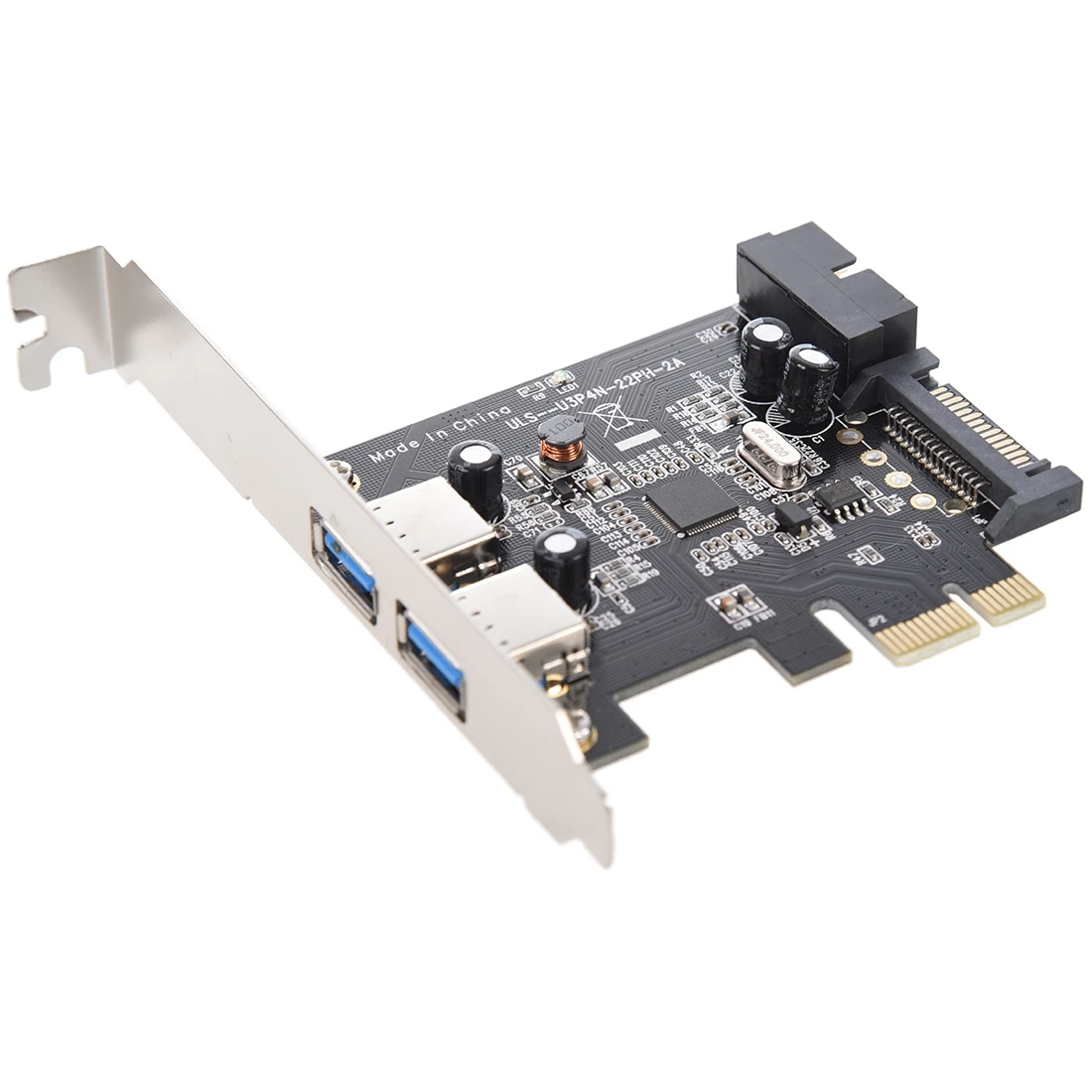 Сверхскорости 2-Порты и разъёмы USB 3,0 PCI-E PCI Express 19-pin USB3.0 4-контактный разъем IDE низкий профиль