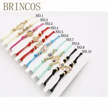 Горячая 10 различных стилей браслеты в богемном стиле для женщин с плетеной веревкой бисером Кристалл Регулируемые аксессуары ювелирные изделия