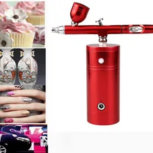 0,3 мм Двойное действие Аэрограф с компрессором мини воздушная щетка Распылитель ручка-распылитель для Aail художественная краска украшения торта модели автомобиля