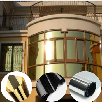 

20''X10FT Solar Reflective One Way Mirror Window Film Insulation Stickers