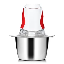 1,5 л электрическая мясорубка, миксер, измельчитель, бытовая машина, 200 Вт, нержавеющая сталь, электрическая мясорубка, кухонный измельчитель, домашний, 220 В