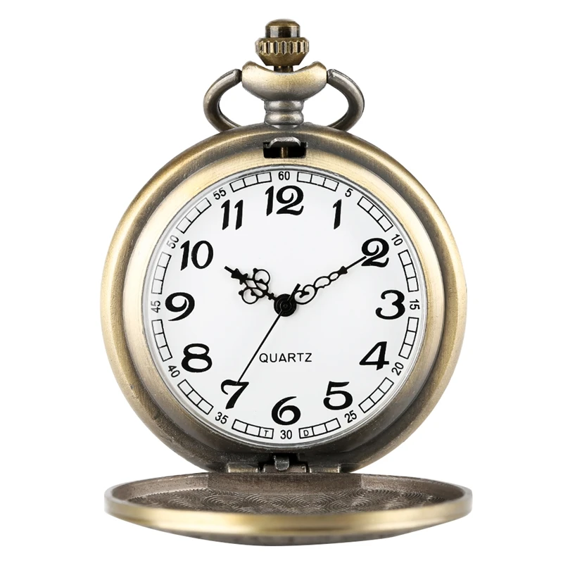 Ретро Бронзовый Бэтмен дизайн карманные часы ожерелье Медный кулон брелок часы мужские часы сувенир подарки для мужчин женщин коллекционные вещи