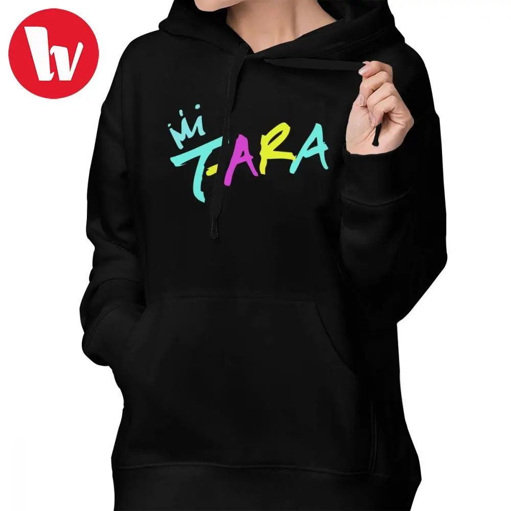 

T-ara Hoodie T-ara Hoodies Big Sizes White Hoodies Women Long Sleeve Street wear Printed Cotton Sweet Pullover Hoodie