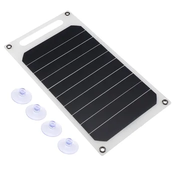 

5V 10W Portable Solar Panel Slim & Light USB Charger Charging Power Bank Pad
