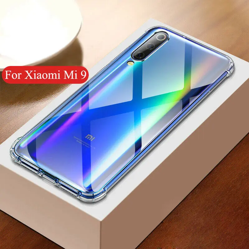 

For Xiaomi Redmi Note 7 6 Pro Case Cover Silicone Shockproof Transparent Clear Protective Xiomi Mi 8 9 SE A2 Lite Max 3 Mix 3