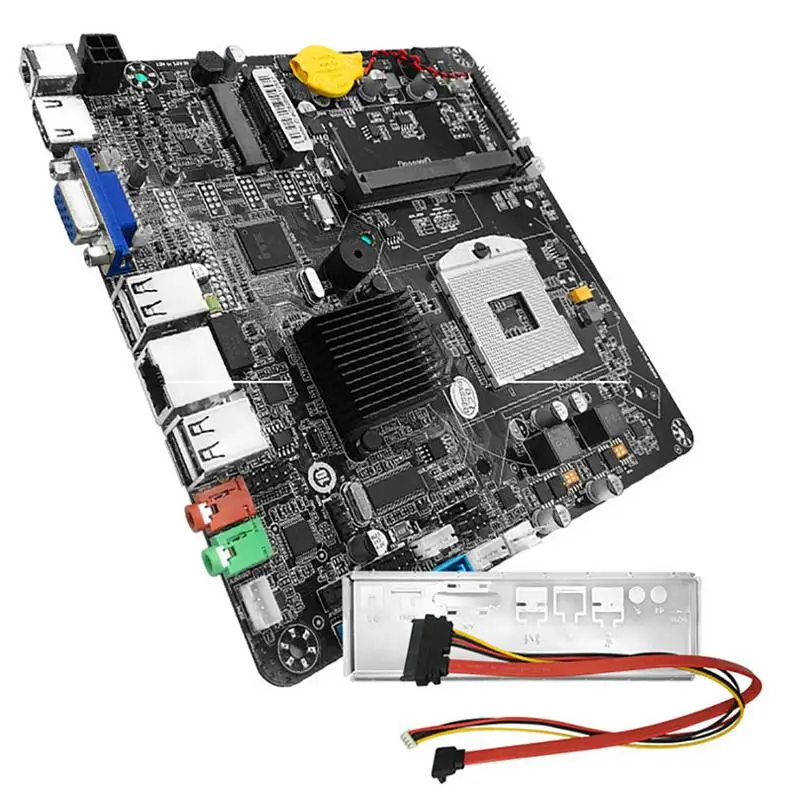 

HM55 Motherboard Computer Mini Main Board POS Advertising Machine Board Support I3 I5 I7