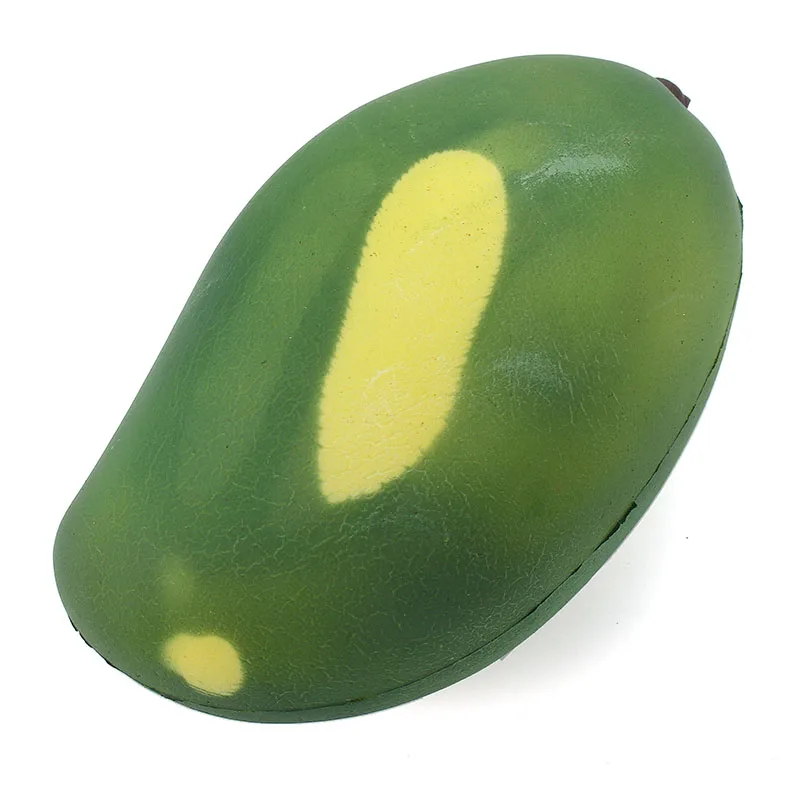 

Color Change Mangos Blush Slow Rising Temperature Heat Sensitive Fruit Green Become Yellow With Packaging Gift Children Toy 17cm