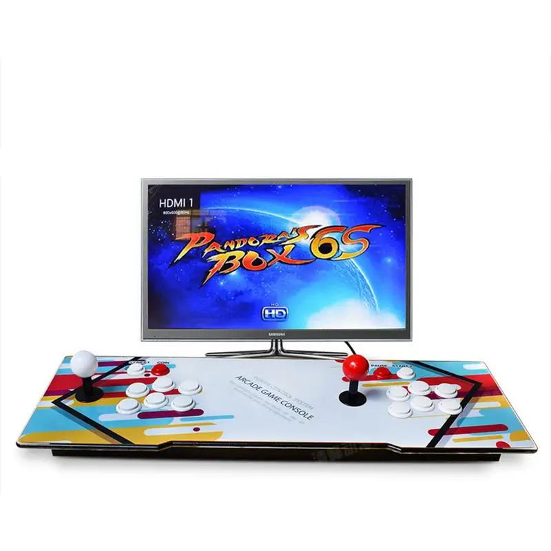 

HOT 1388 Joint Street Fighting Console Dual Handle Rocker Homear Cade Machine Game Machine With game board led panel and pause