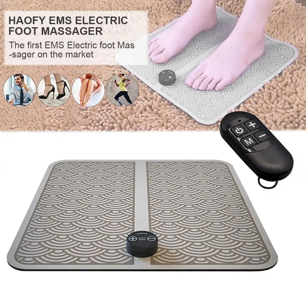 

6 Mode EMS Physiotherapy Massager Electric USB Charging Vibration Foot Massage Machine Massage Cushion Promote Blood Circulation