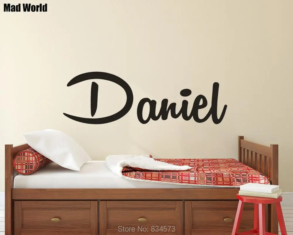 

Personalized Custom Name Baby Name Nursery Wall Art Stickers Wall Decals Home DIY Decoration Removable Room Decor Wall Stickers