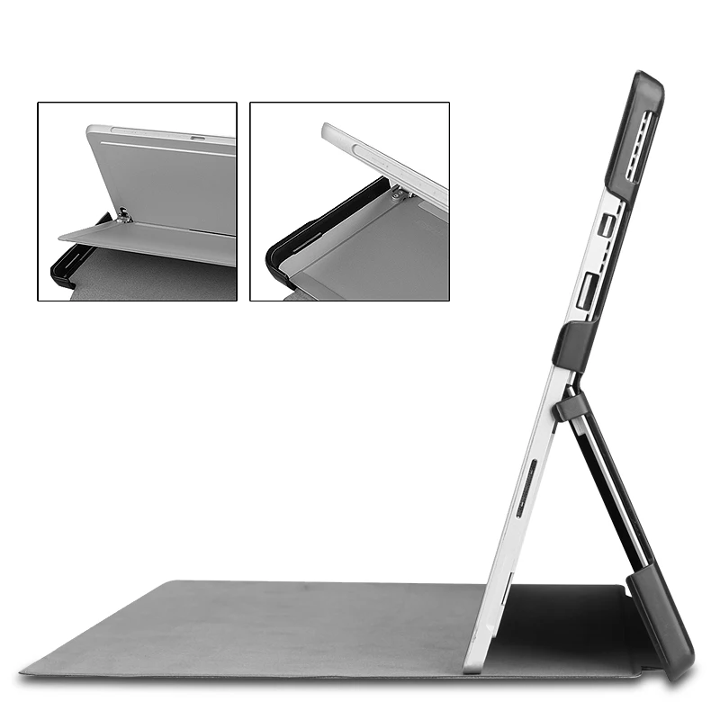 Чехол из ПУ кожи для Microsoft Surface Pro X защитный чехол подставка new pro 12 3 дюйма 2019