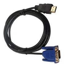 1 м HDMI к VGA D-SUB Мужской кабель видеоадаптера-свинец для HDTV компьютерный монитор ПК