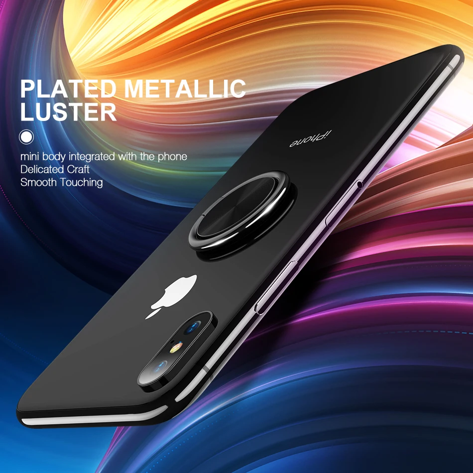 CASEIER кольцо держатель для телефона iPhone X XR XS 7 8 6 Plus Магнитный Подставка пальца