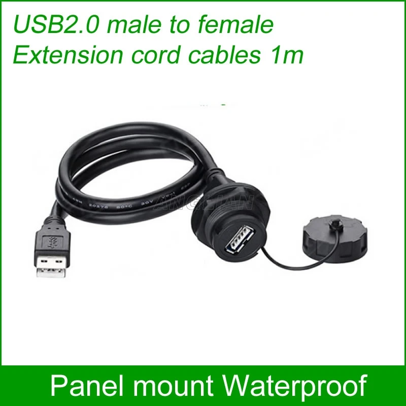 Водонепроницаемый USB коннектор 2 0 3 водонепроницаемый кабель IP67 с креплением на