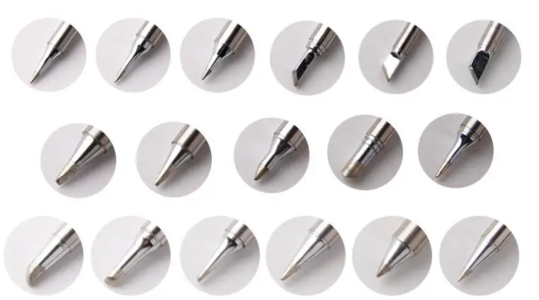 T12 Series Soldering Iron Tips for HAKKO T12 Handle LED vibration switch Temperature Controller FX951 FX-952