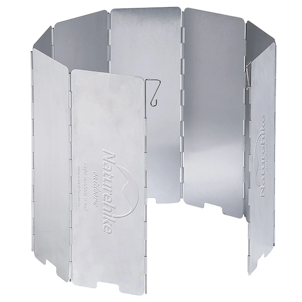 

Ne'w NatureHike Outdoor 8 Plates Foldable Wind Shield For Camping Stoves Cooker Outdoor Supplies Camping Pot Cookware Portable