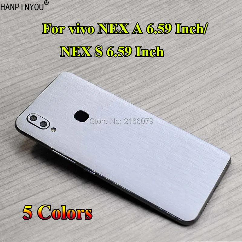 ДЛЯ vivo NEX A/NEX S 6 59 &quotПолное покрытие Задняя матовая металлическая наклейка