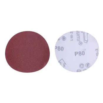 

30pcs/set 4 Inch 100mm 80 Meshes Sand Sheets Round Self-adhesive Sand Paper