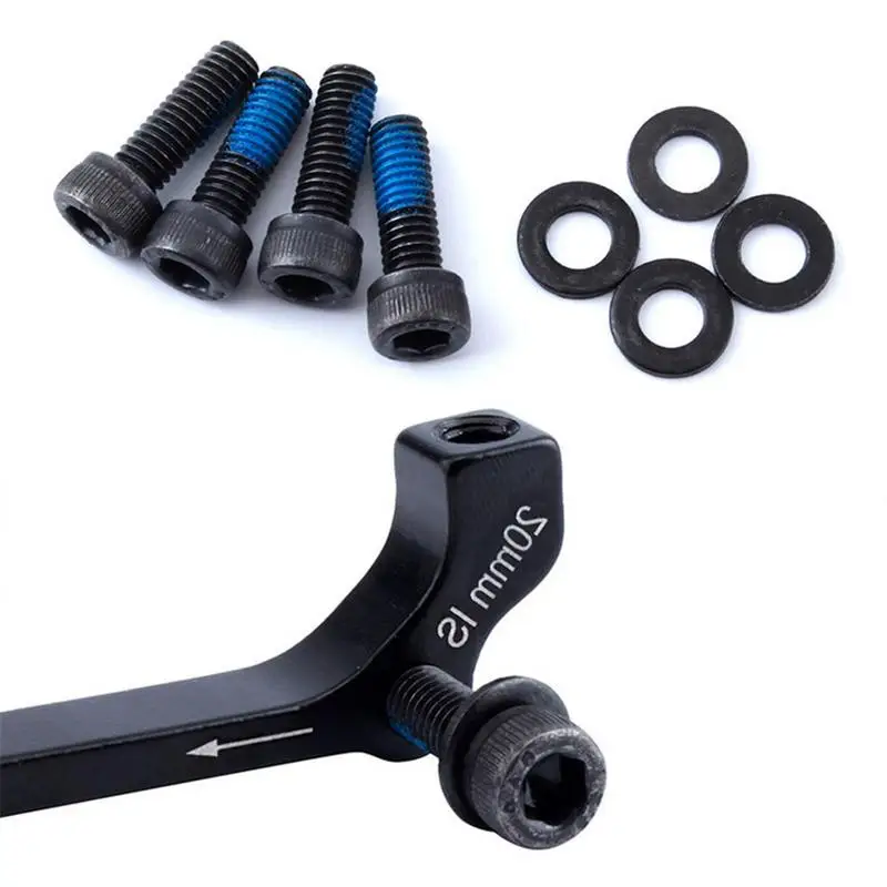 4pcs/set Bicycle M6x30mm / M6x18mm Disc Brake Caliper Bolts Metal