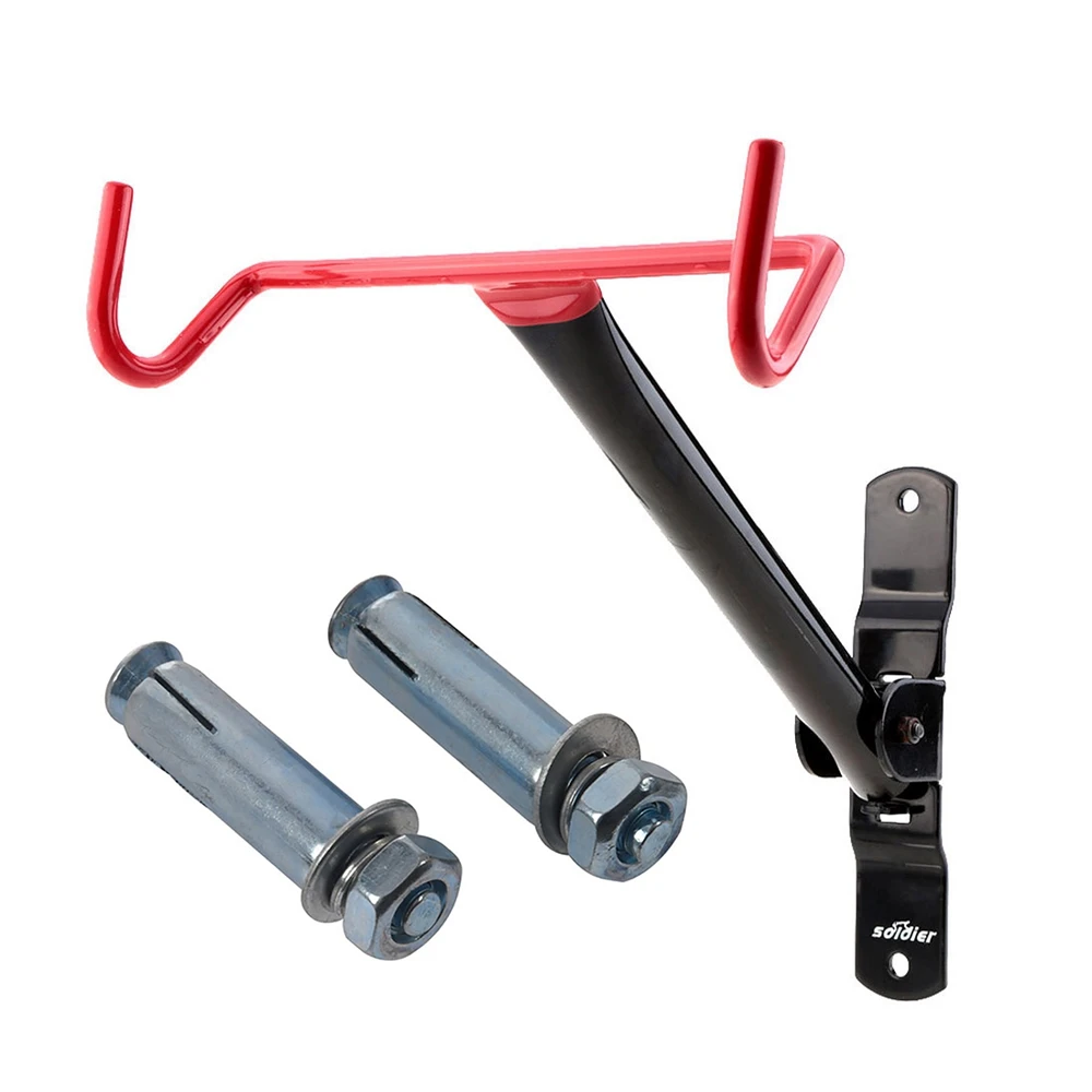 HOT-soldier Bike Cycle Storage Rack Mount Hanger Hook Garage Wall Bicycle Holder Racks Red Black |