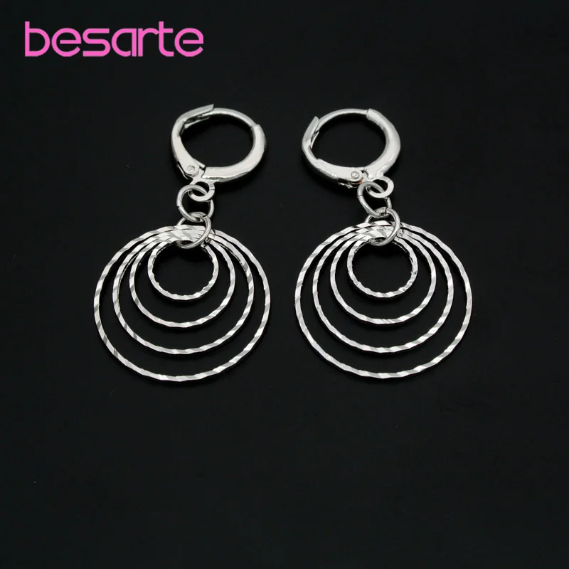 Coreano Orecchini Di Grande Anello Delle Donne Di Lungo Aretes De Mujer Boucles D Oreille Femme Kolczyki Srebrne Orecchini Cerchio Kupe Taki E3307