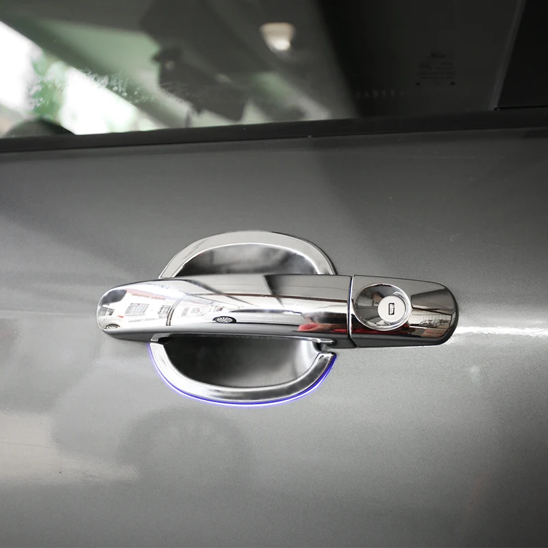 

A Little Change ABS Chrome Trim Car Door Handle Protection Cover For Ford Focus 2 3 4 MK2 MK3 MK4 Auto Sticker Accessories