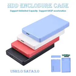 2,5 "HDD Case USB3.0 SATA3.0 жесткий диск внешний жесткий диск корпус 6 Гбит/с Поддержка неограниченную Память HDD/SDD протокола UASP